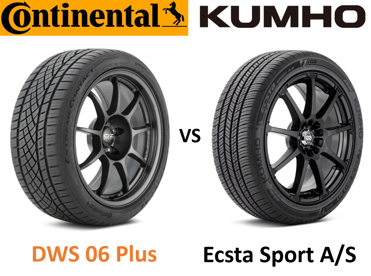 Continental ExtremeContact DWS 06 Plus vs Kumho Ecsta Sport A/S